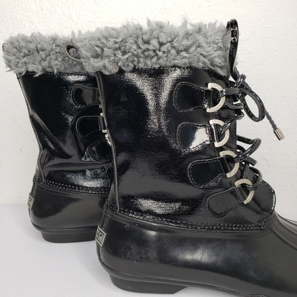 Sperry Top-Sider Waterproof Rubber Fur Duck Boots - Picture 5 of 12